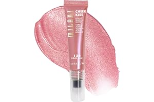 Milani Cheek Kiss Liquid Blush + Glow, Creamy 2-in-1 Blush for Cheeks and Highlighter Makeup for Dewy, Radiant Finish - 130 Dolce Pink