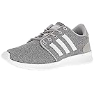 adidas Women's Cloudfoam Qt Racer w Running Shoe, Clear Onix/White/Light Onix, 7.5 M US