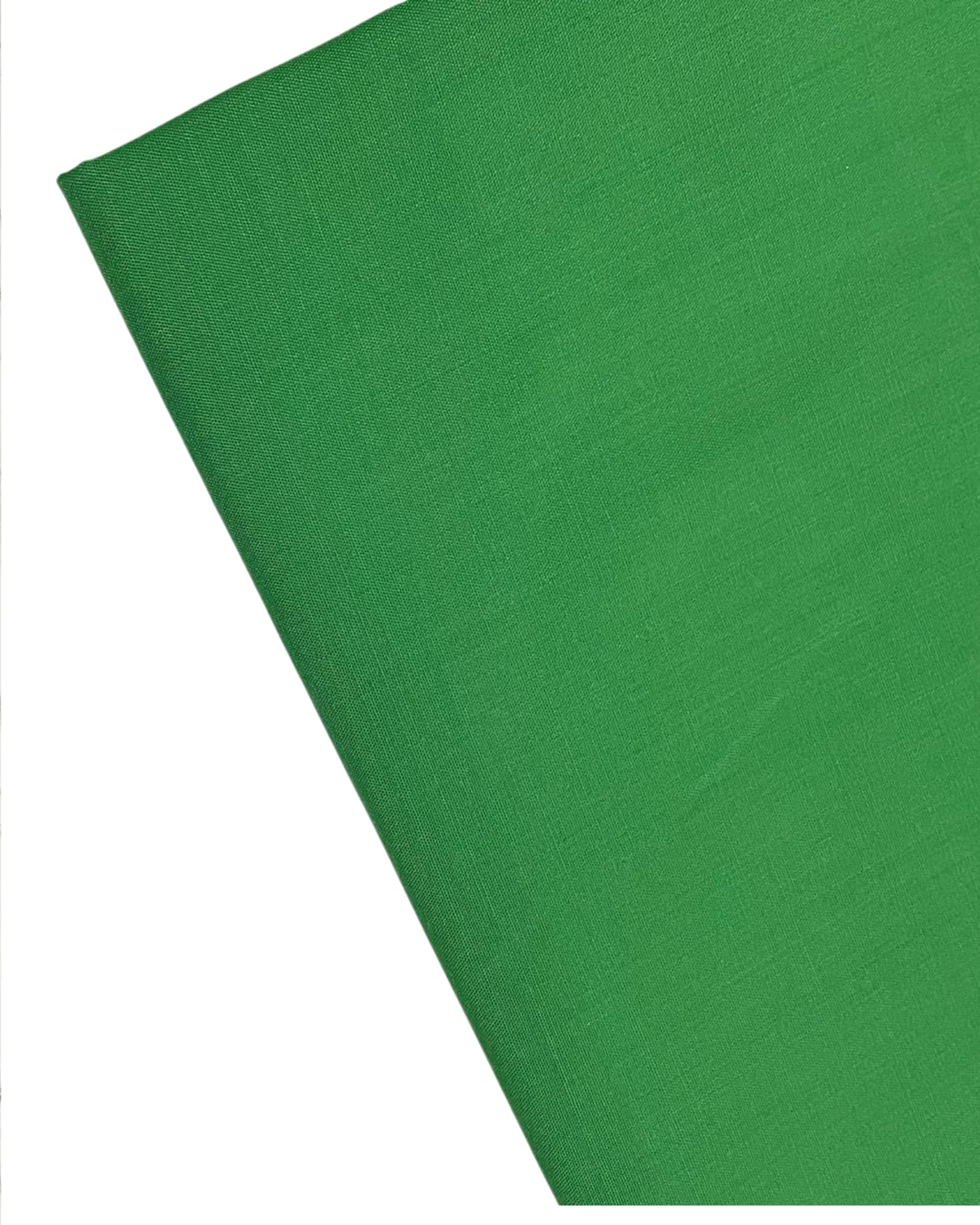 Plain Emerald Green Fabric - 45 inch / 112 cm Wide - for Dressmaking, Art & Craft, Sewing - 2 Metre