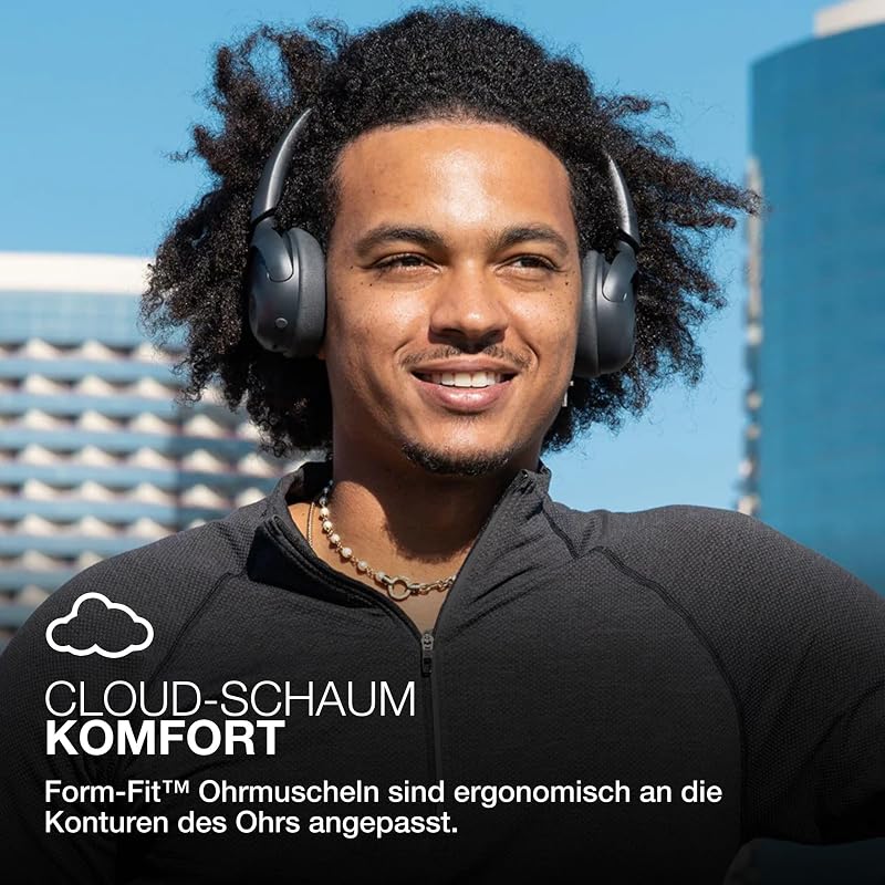 Go Lux ANC Kopfhörer Noise Cancelling - Bluetooth On Ear, Graphit