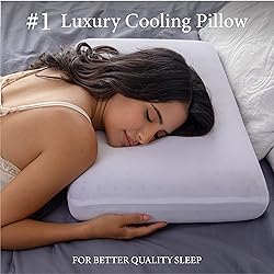 Pharmedoc Cooling Memory Foam Bed Rest Pillows, 1