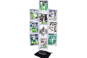 G.O.A.T CHASER Philadelphia Eagles Cards: Jalen Hurts, A.J. Brown, Devonta Smith, Dallas Goedert, Saquon Barkley, Jahan Dotson, Lane Johnson, Donovan McNabb, Randall Cunningham, DeSean Jackson ASSORTED Football Stars & GOATs Trading Card & Wristbands Gift Pack
