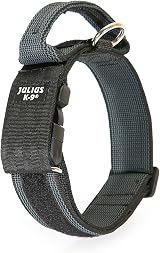 Julius-K9 Color and Gray Collar with Handle 50 mm Black-Gray 49-70 cm view 2