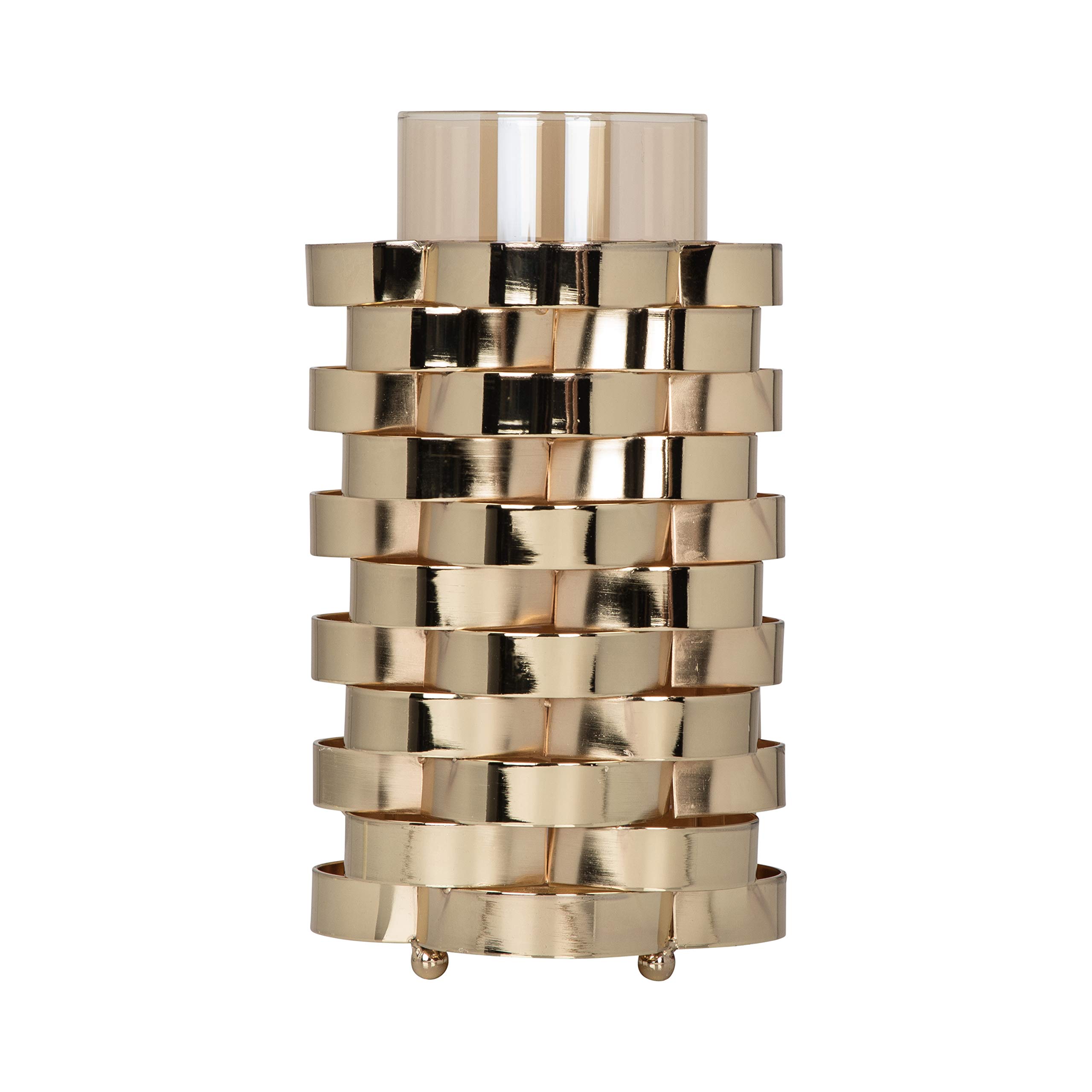 Garland Luxury Copper and Glass Candle Holder - Small