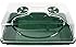 EarlyGrow 70738 Medium Domed Propagator, 15" x 9" x 7", Black/Dark Green