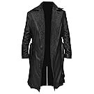 Cup Of Fashion Ryan Gosling Blade Runner 2049 Black Faux Fur Leather Coat – Best For Halloween (Medium, Real Leather)