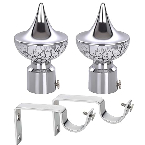 Buy Impoda White Metal Curtain Brackets With Heavy Supports I Imp