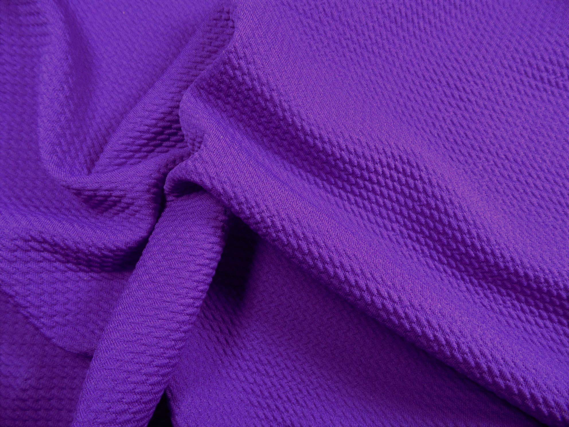 Bullet Textured Liverpool Fabric 4 Way Stretch Purple R13