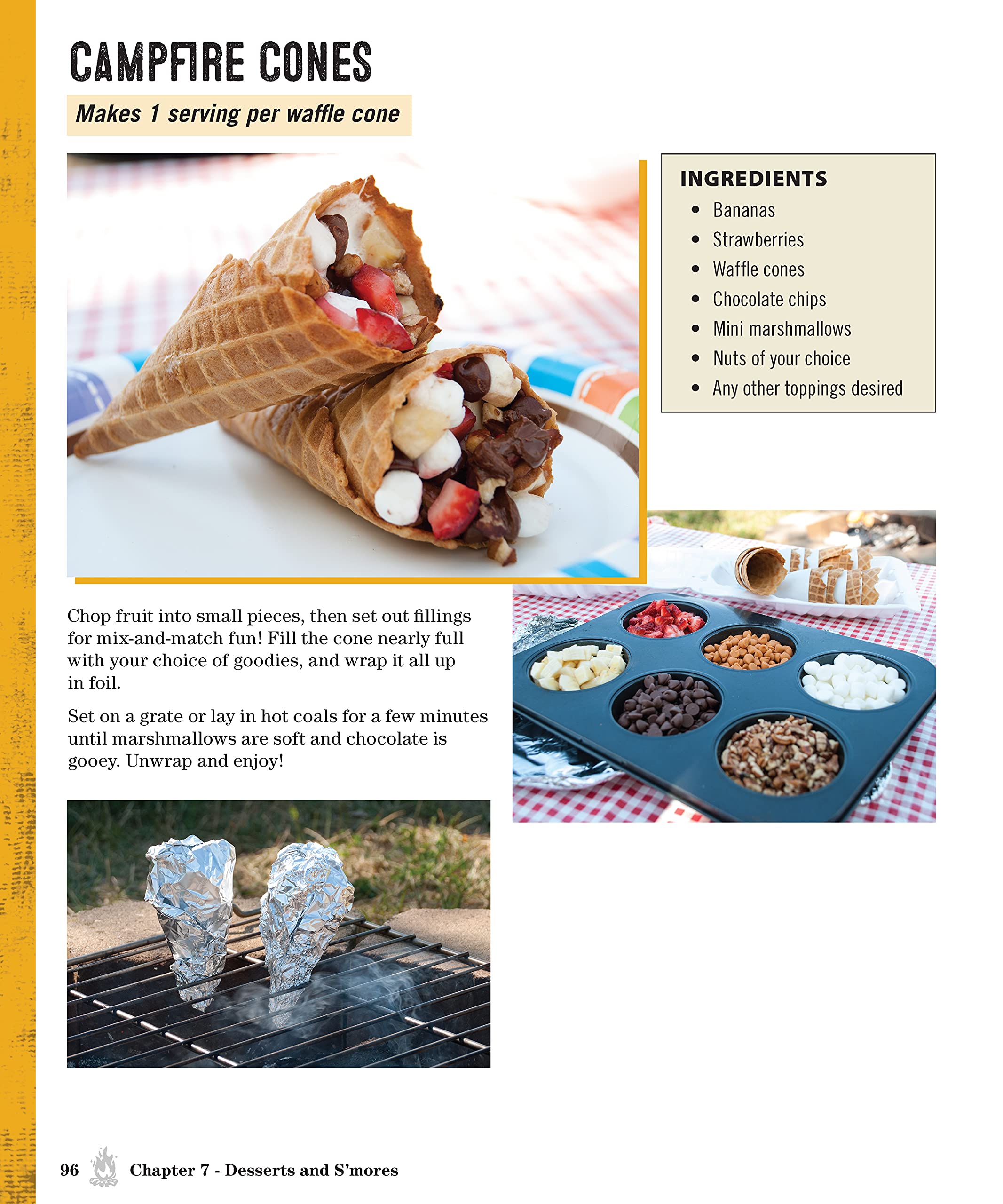 Weekend Camping Cookbook: Over 100 Delicious Recipes for Campfire and Grilling (Fox Chapel Publishing) Make-Ahead Meals for Outdoor Adventures - Cast Iron Nachos, Bacon S'Mores, Foil Packs, and More