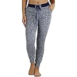 ToBeInStyle Women’s Relaxing Heathered French Terry Cozy Jogger Pants