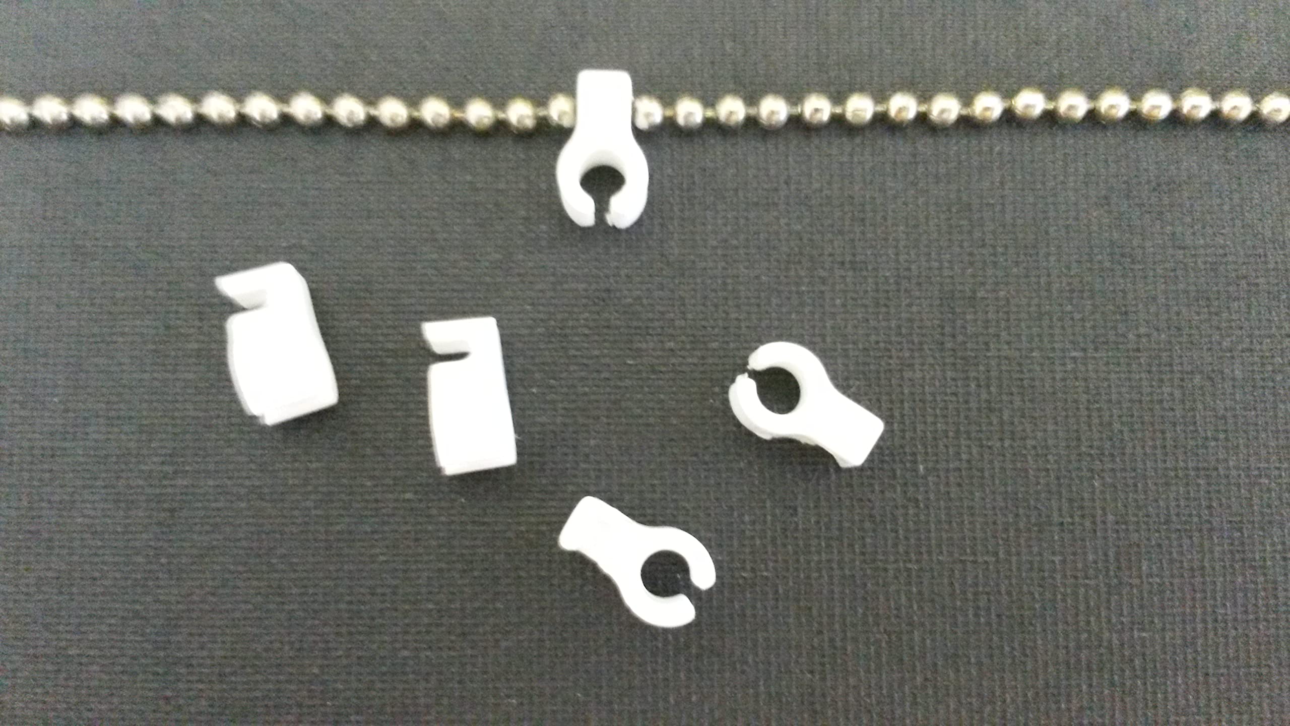 Replacement Plastic Clips for Vertical Blind Metal Bottom Chain (Pack of 5) VT1027