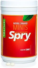 Spry Xylitol Cinnamon Mints Sugar Free Candy 1200 Count Non GMO Gluten Free view 2