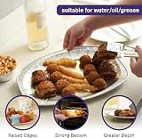 MATANA 20 Large Aluminium Foil Trays 14 inch Raised Edge Reusable Buffet view 8