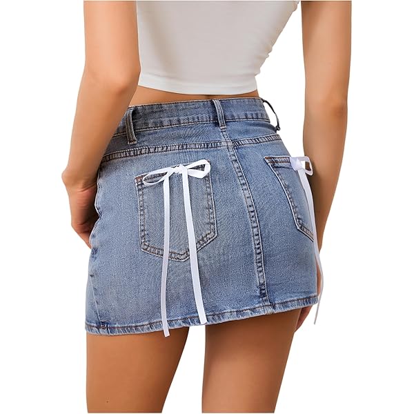 White Bubble Skirt Toddler Denim Skirt Girls' Denim A-Line Skirt