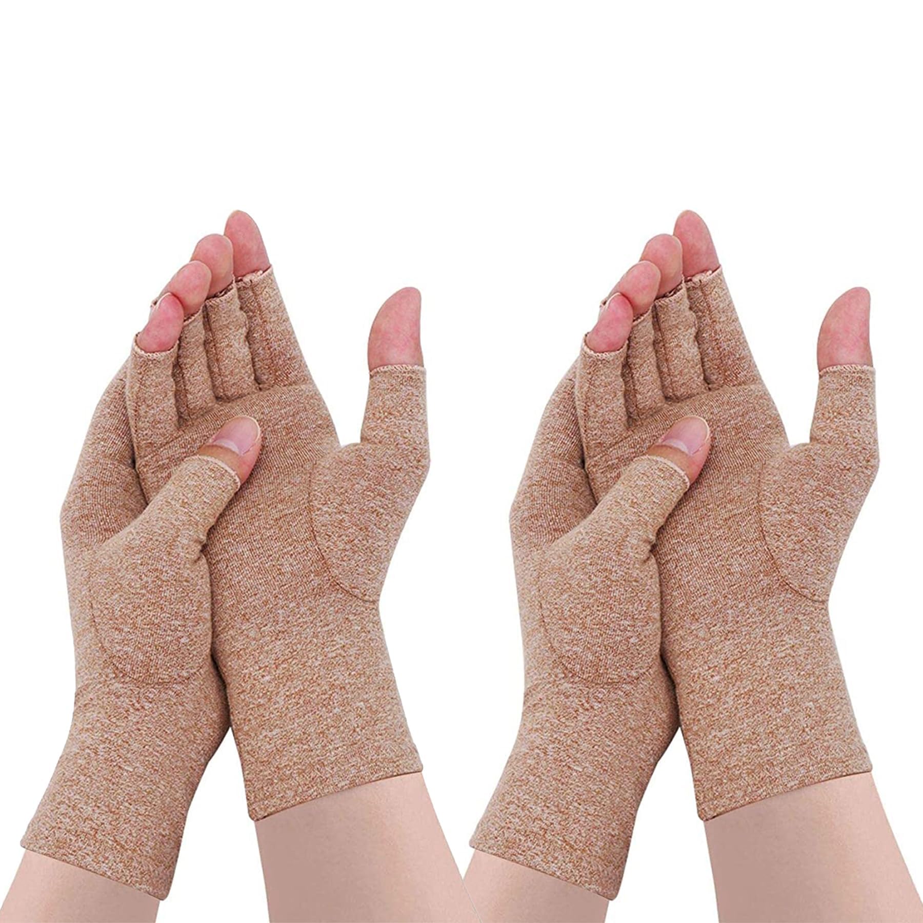 Gebell Fingerless Gloves For Women Men – Breathable Soft Cotton Half Finger Glove Spandex Blend, Comfortable Fit, Moisture-Wicking, Ideal for Sports Working