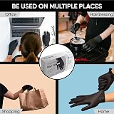 ViraCare 100 x Black Vinyl Gloves Disposable Medium 1 Pack (100) view 6