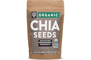 FGO Organic Chia Seeds, Sourced from Paraguay, 16oz (Pack of 1)