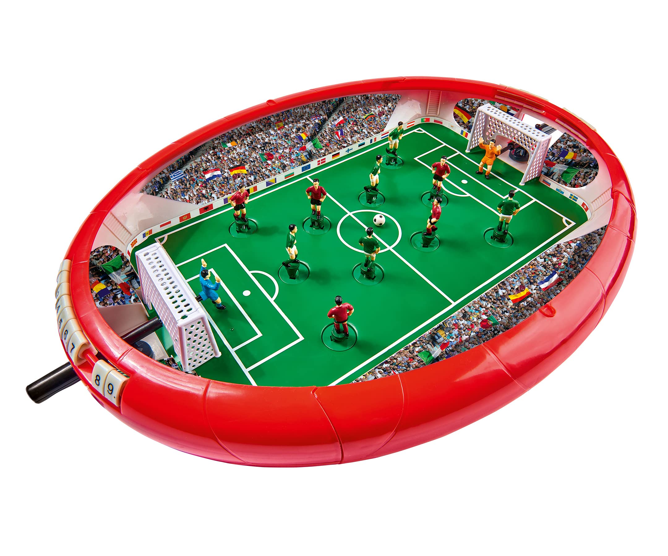 Noris 606178712 Football Arena, table football fun for the whole family, with goal display, total size 8 x 61 x 43 cm, ages 4 and up