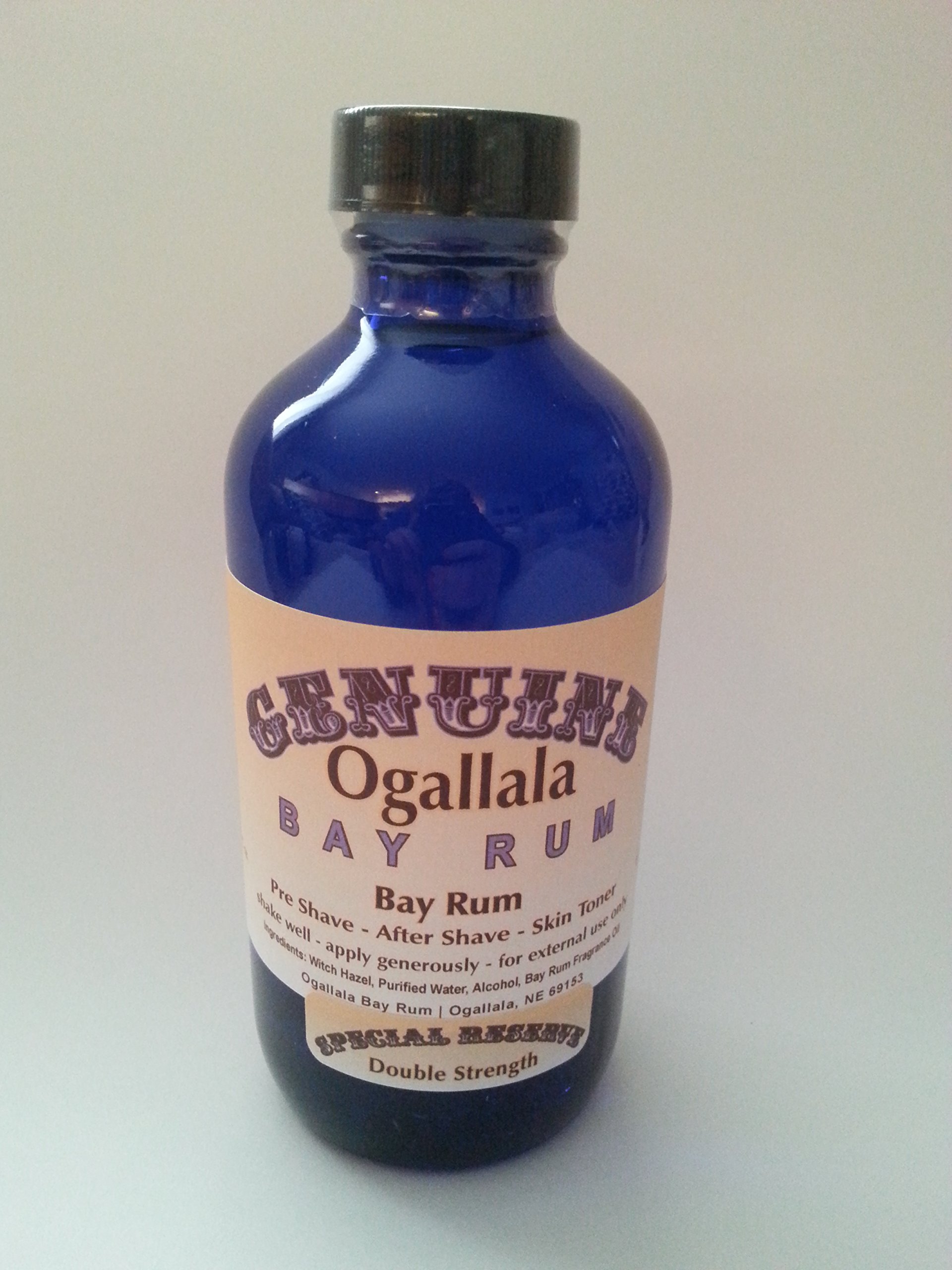 8 oz Genuine Ogallala Bay Rum Cologne SPECIAL RESERVE