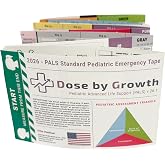 Dose By Growth 2026 Updated PALS Pediatric Advanced Life Support Emergency Length-Based Tape with Broselow Compatible Color Zones Designed for Paramedics, Nurses &amp; EMS Providers