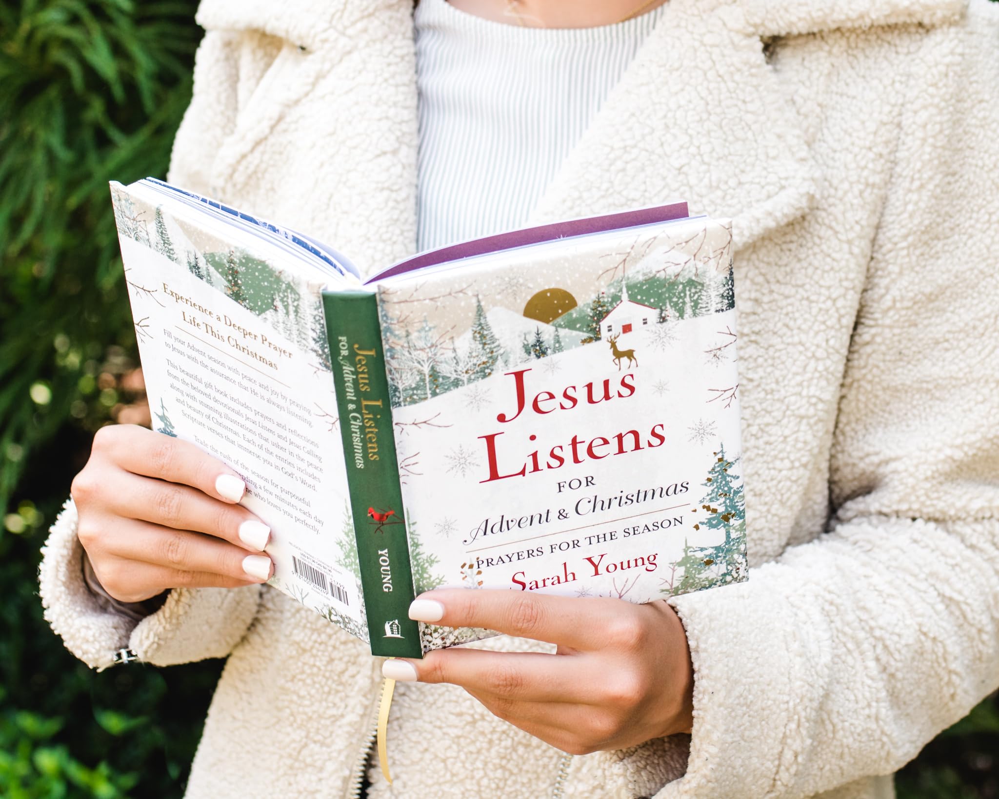 Jesus Listens--for Advent and Christmas, Padded Hardcover, with Full Scriptures: Prayers for the Season (A 40-Day Devotional) Jesus Listens--for Advent and Christmas, Padded Hardcover, with Full Scriptures: Prayers for the Season (A 40-Day Devotional) Hardcover Kindle Audible Audiobook