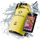Earth Pak Waterproof Dry Bag - Roll Top Waterproof Backpack Sack Keeps Gear Dry for Kayak with Waterproof Phone Case