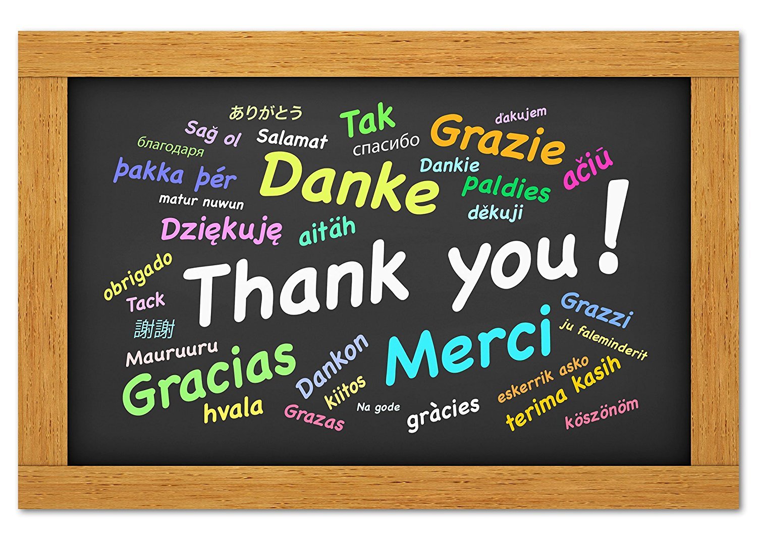 Amazon.com: Thank You in Different Languages Note Card - 18 Boxed Cards ...