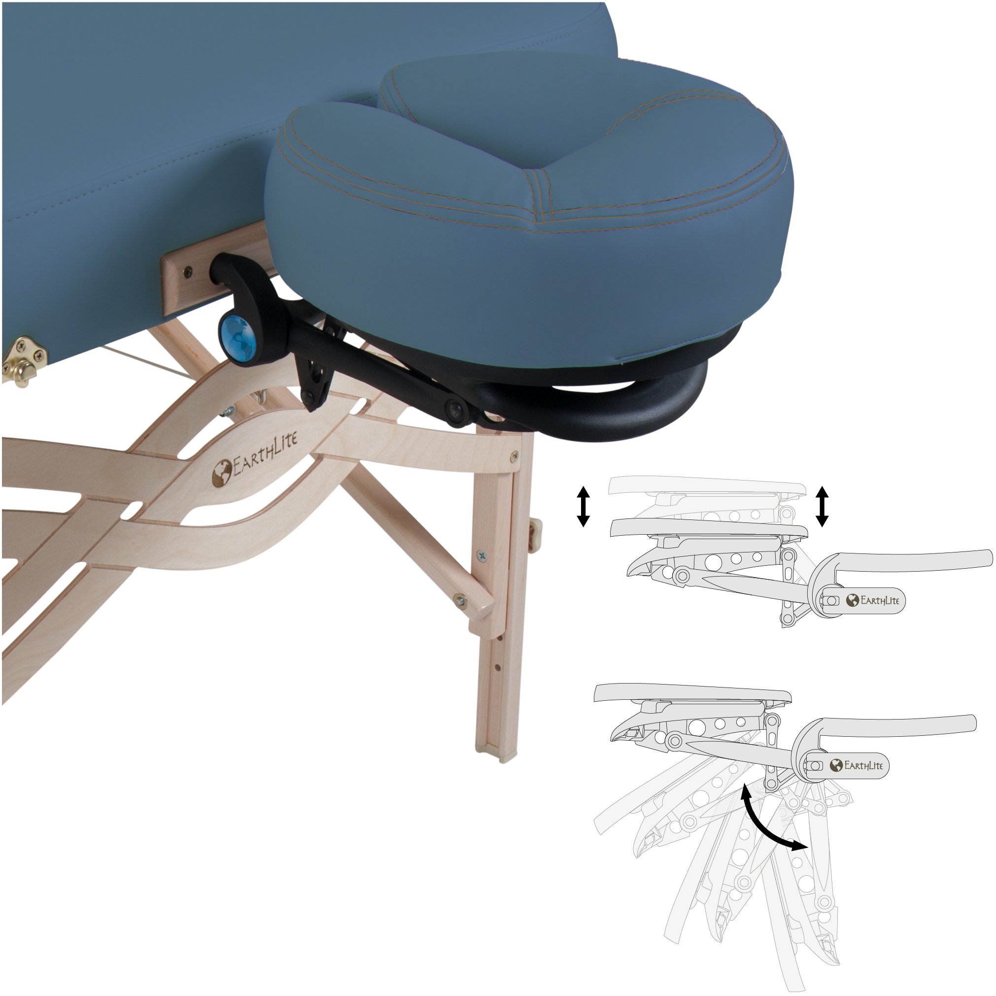 EARTHLITE Premium Portable Massage Table Package SPIRIT SpaLevel Comfort, Deluxe Cushioning