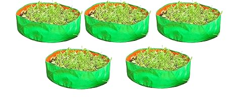 YUVAGREEN Terrace Gardening Leafy Vegetable Green Grow Bag (18