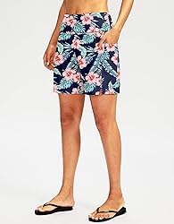 G Gradual Women's 7" Long Swim Board Shorts High