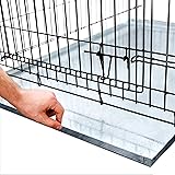 Amazon Com Replacement Pan For 42 Long Midwest Dog Crate Pet Kennels Pet Supplies