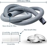 twoonto Drain Hose Extension for Washing Machines 1M Universal Hose Kit view 2