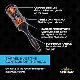 Denman Medium Thermo Ceramic Hourglass Hot Curl Brush DHH3 Orange Black view 5