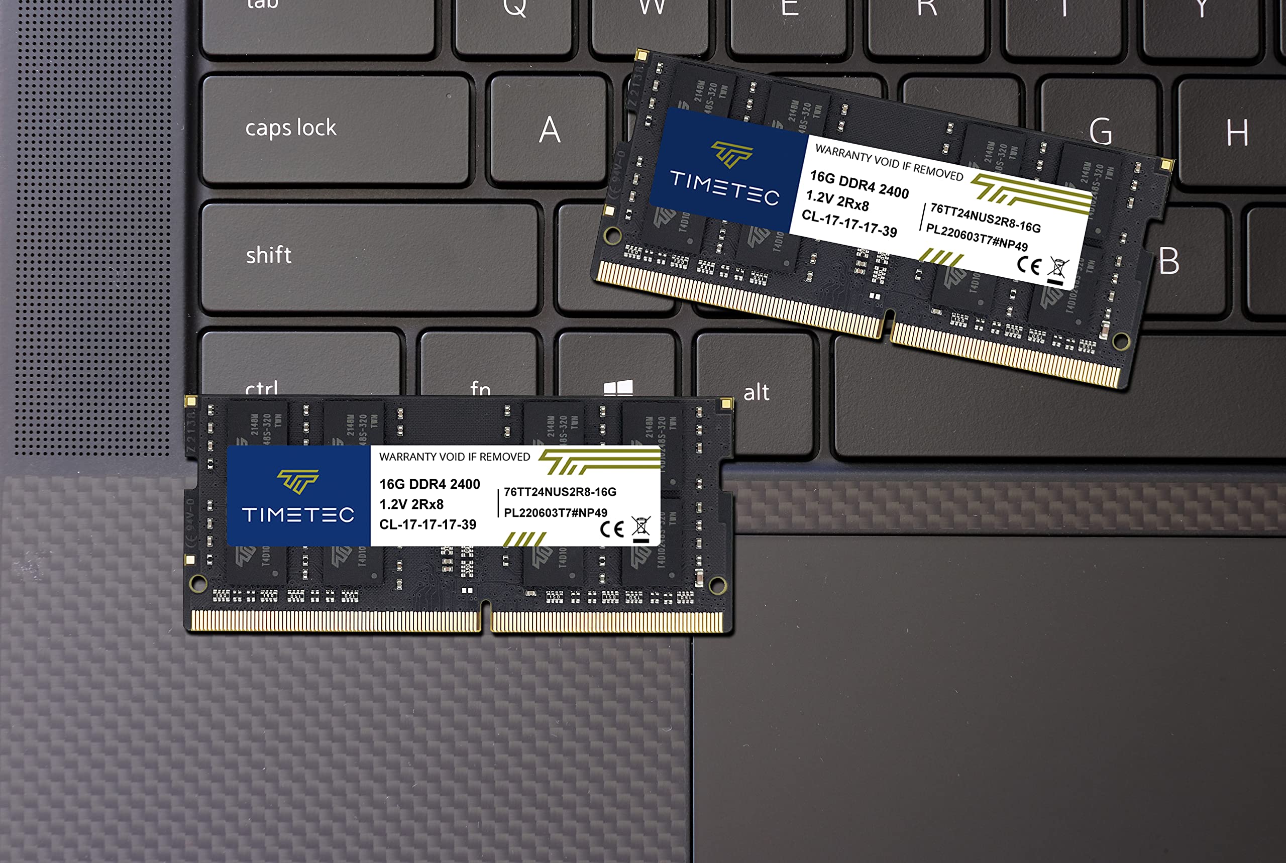 Timetec 32GB KIT(2x16GB) DDR4 2400MHz PC4-19200 Non-ECC Unbuffered 1.2V CL17 2Rx8 Dual Rank 260 Pin SODIMM Laptop Notebook PC Computer Memory RAM Module Upgrade (32GB KIT(2x16GB))