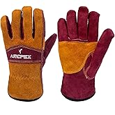 ARCPEX Leather Work Gloves for Men, Heavy-Duty Welding Gloves XL for MIG TIG Welding, Gardening, Construction, Farm, Wood Chopping Cowhide with Cotton Liner Safety Thorn Proof Gloves Hand Protection