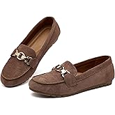 VERDASCO Women's Loafers Comfort Slip-Ons Flat Work Shoes Casual Moccasins Penny Loafers Lady Dress Shoes