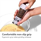 OXO Good Grips Contoured Mess-Free Pepper Grinder Ceramic Gray view 7