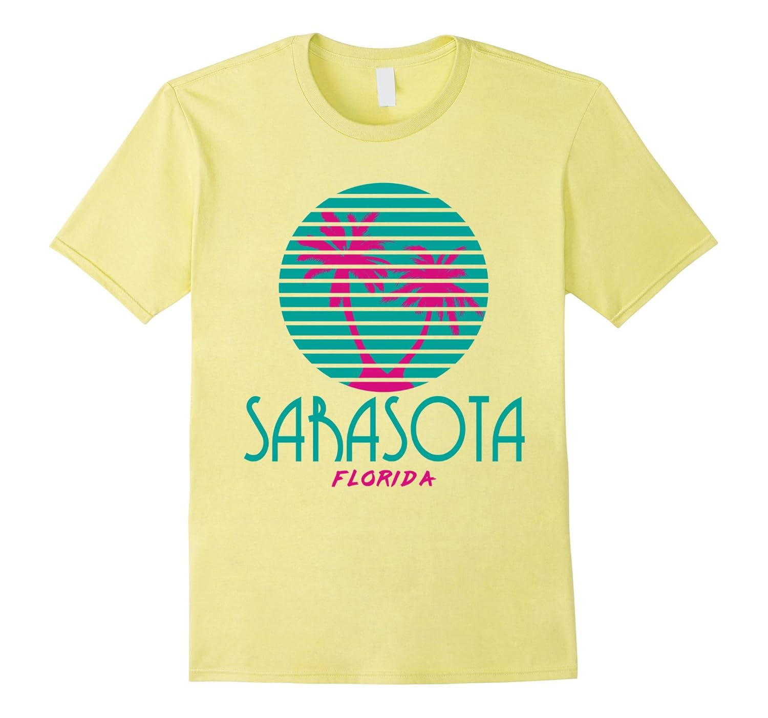 Sarasota Florida T Shirt Palm Trees FL Apparel Souvenir