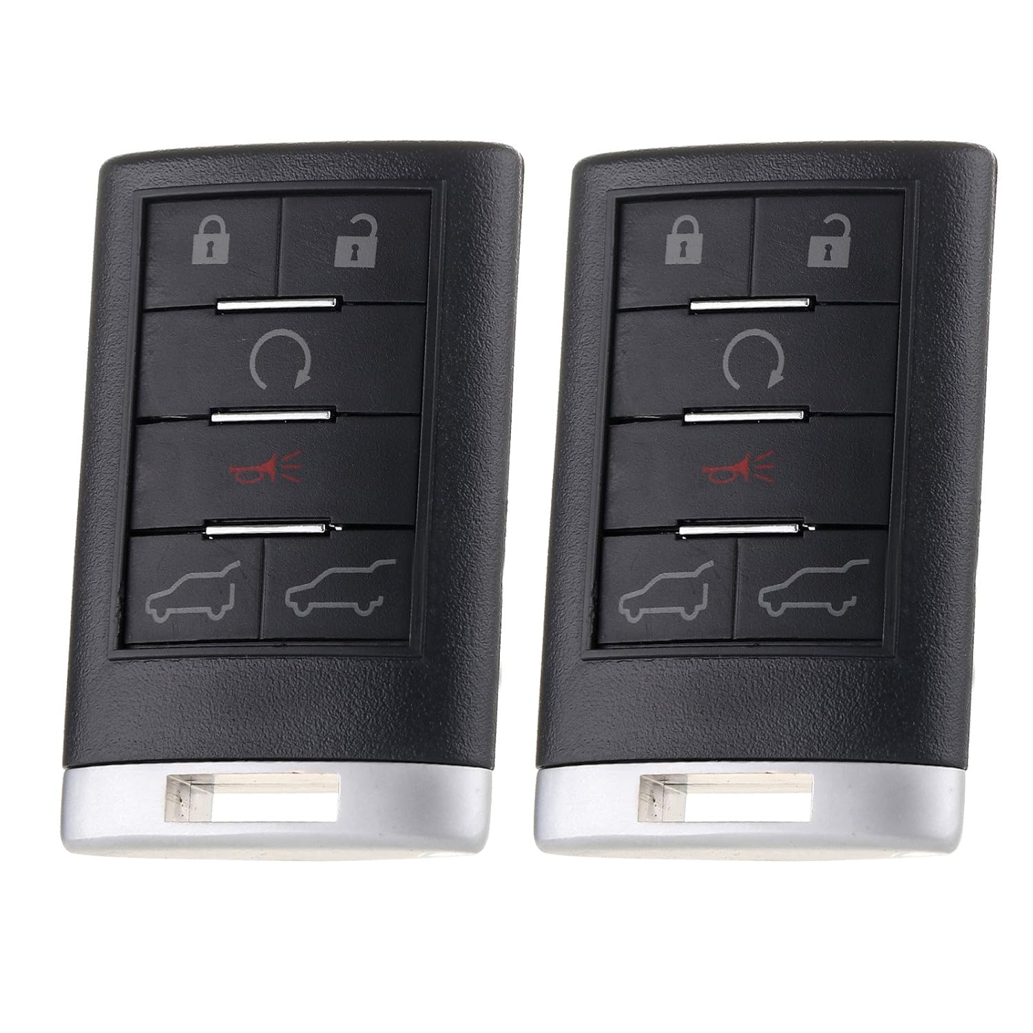2 Replacement Keyless Entry Remote Key Clicker Transmitter 6B for