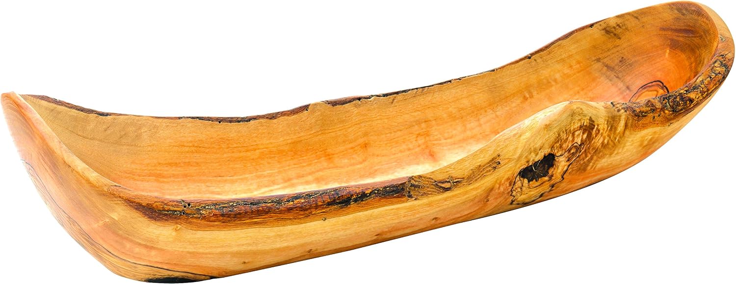 Utopia JMP008 Narrow Boat, Olive Wood Presentation, 16", 41 cm (Pack of 6)