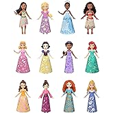 Mattel Disney Princess Toys, Ultimate Princess Pack with 12 Small Posable Dolls in Signature Outfits, Collectibles Inspired by Disney Movies