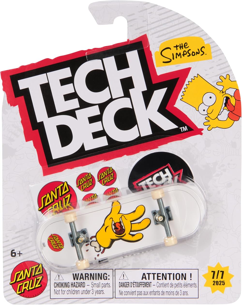 Tech Deck Finger Board Collectible Mini Skateboard with Customisable Grip Tape