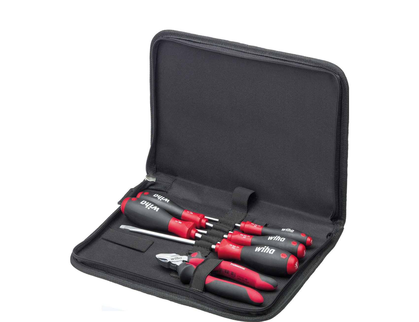 Wiha 9300-020 Tool Set Mechanic, Red/Black, 160 mm