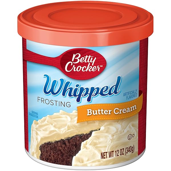 BETTY CROCKER FROSTING, WHIPPED GLUTEN FREE FROSTING, BUTTER...