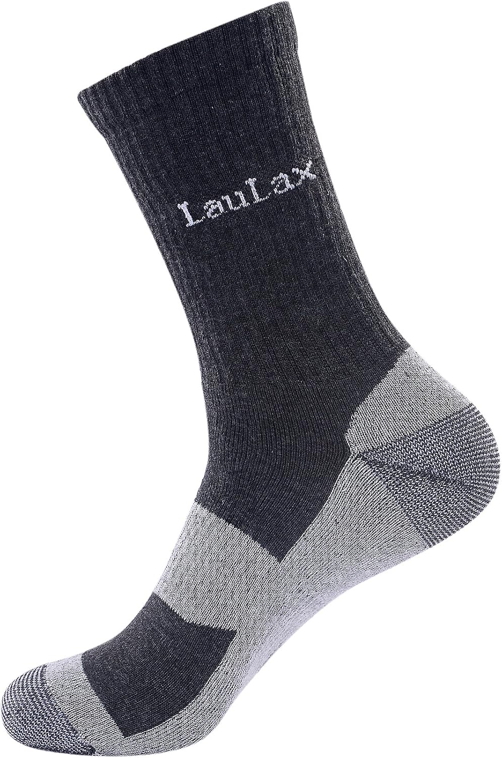 Laulax 4 works Ultra Comfortable Finest Combed Cotton Breathable Reinforced Seamless Toe Work Socks - Image 4