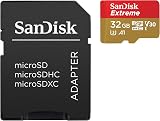 SanDisk Extreme 32 GB microSDHC Memory Card A1 U3 V30 Twin Pack view 3