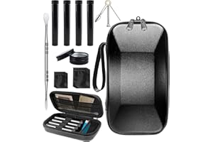 Neapelep Smell Proof Box All in One, Stylish Smell Proof Case Travel-Friendly, Discreet Air Tight Containers, Waterproof Scentproof Case Gifts Black