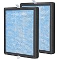 Vegebe 2-Pack R1 P1802 P1801 Filter Replacement, Compatible with YIOU R1 P1802 and Vegebe Filter, Fit for Elechomes P1801 Air Purifier, 3-in-1 True HEPA