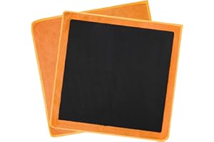 Anglecai Clay Towel 2 Pack 12 x 12 Inch, Purple Clay Bar Towel for Auto Detailing Microfiber Car Cloth Cleaner Automotive for Car Detailing