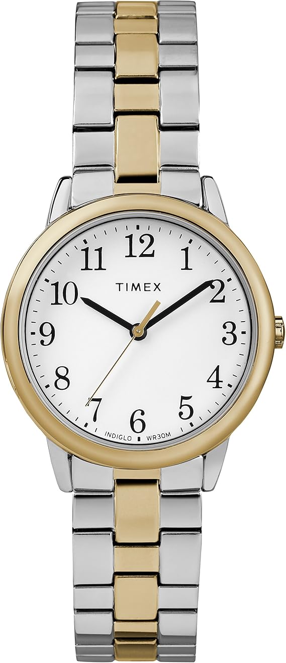 timex women's easy reader expansion band watch